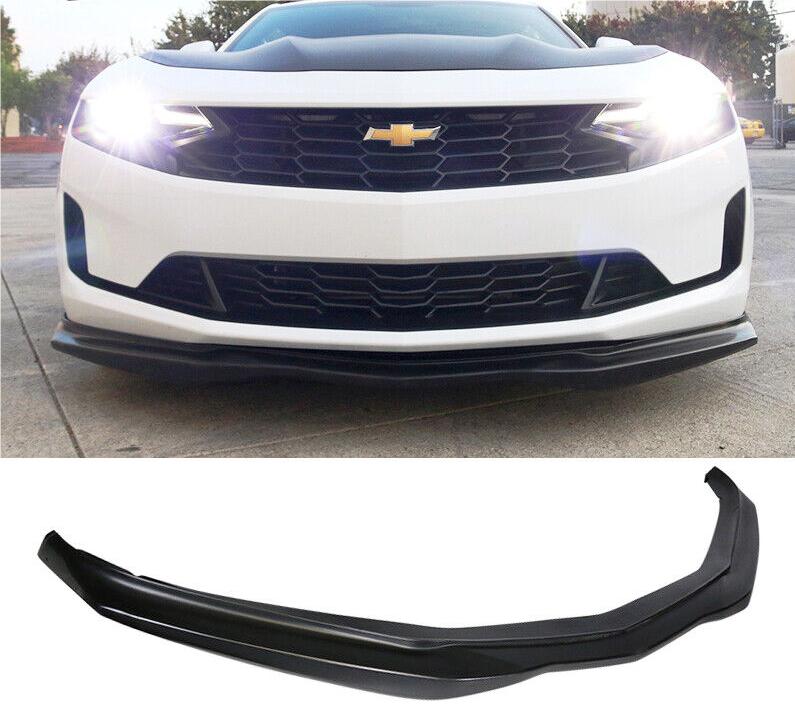 AC Style front Bumper Lip-Matte Black for 2016-2018 Chevrolet Camaro