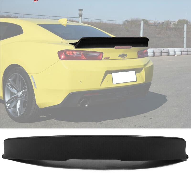 DuckBill Trunk Spoiler Wing-Unpainted Black for 16-23 Chevrolet Camaro