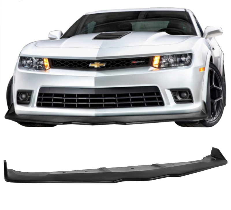 Front Bumper Chin Lip-Matte Black for 2014-2015 Chevy Camaro