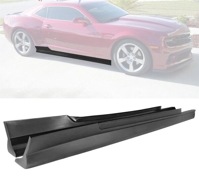 ZL1 Style Side Skirt Rocker Panels-Black for 2010-2015 Chevrolet Camaro