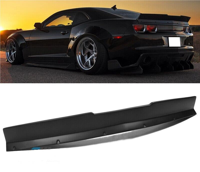 Duckbill High Kick Rear Trunk Spoiler Wing-Matte Black for 2010-2013 Chevrolet Camaro