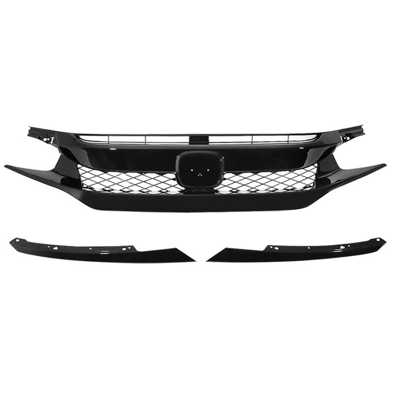 Type R Style Grille for 16-18 Honda Civic Sedan/Hatchback