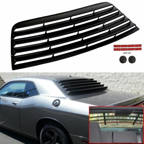 Rear Window Louver-Glossy Black for 2008-2023 Dodge Challenger