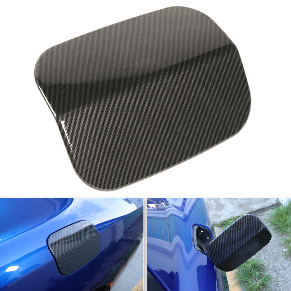 Carbon Fiber Door Fuel Tank Gas Cap Cover for 2011-2023 Dodge Charger