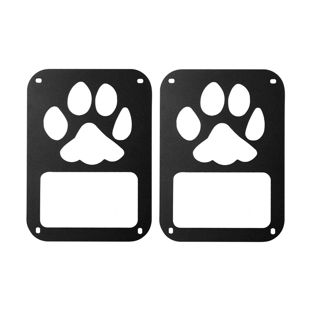 Dog Paw Tail Light Guards for 07-18 Jeep Wrangler JK/ JKU