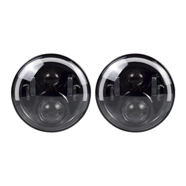 7 Inch Half Halo LED Headlights for 97-18 Jeep Wrangler TJ/ JK