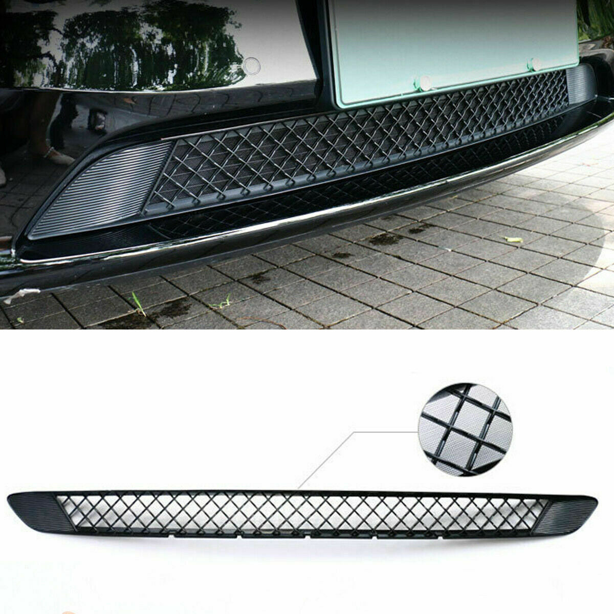 Honeycomb Style Front Grille w/ Mesh- For 2017-2022 Tesla Model 3