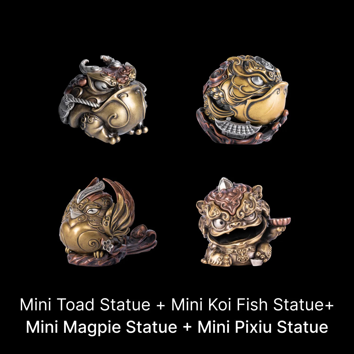 Mini Statue Four-piece Set