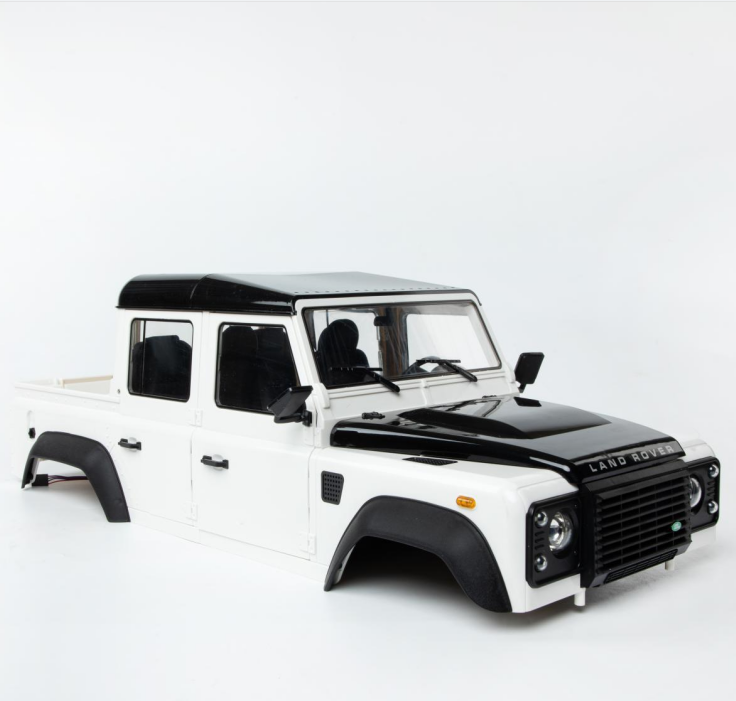 Double E RC  Land Rover Defender White Body Pickup Version  / SY101-002