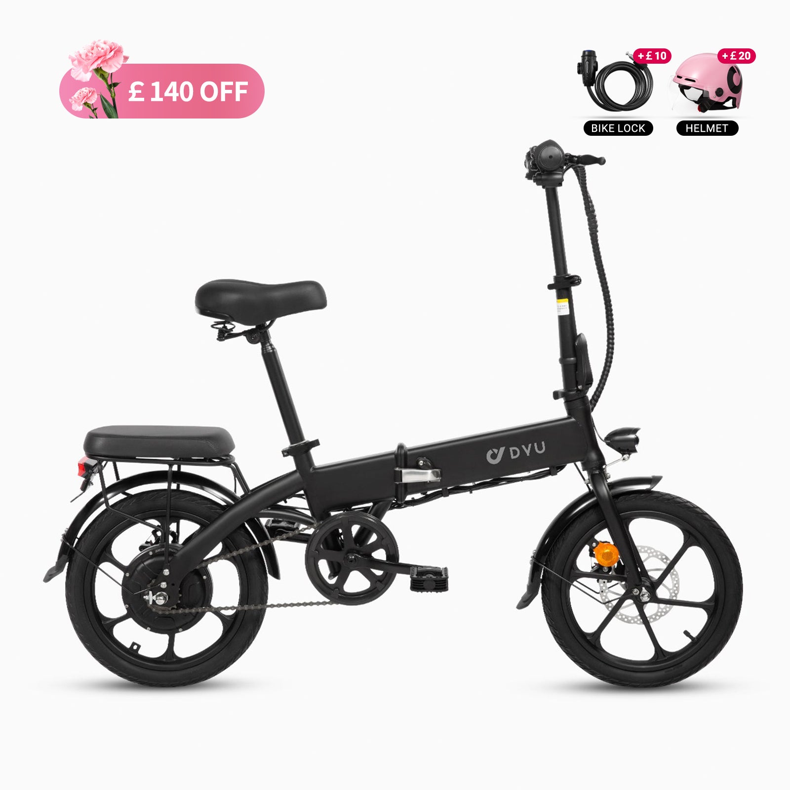 DYU A1F 16 Inch Full Folding Electric Bike