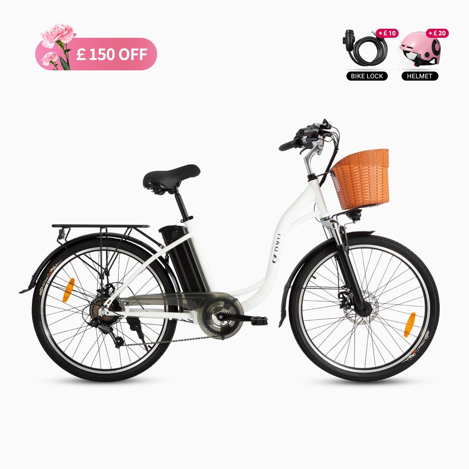 DYU C6 26 Inch City Electric Bike