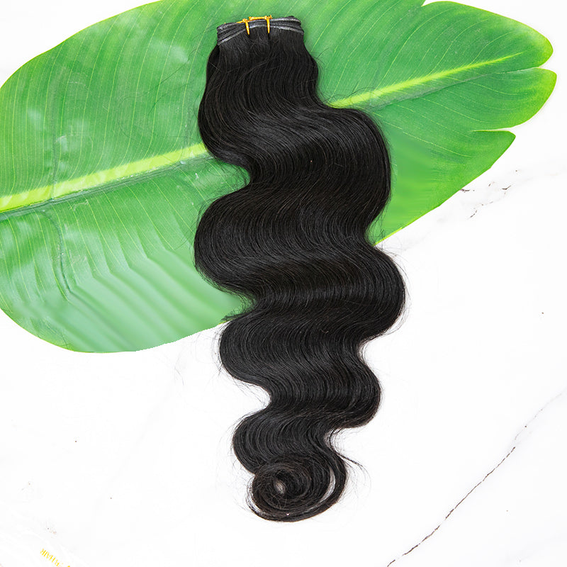 Ultra Thin Genius Weft Bundle Body Wave Human Hair Extensions