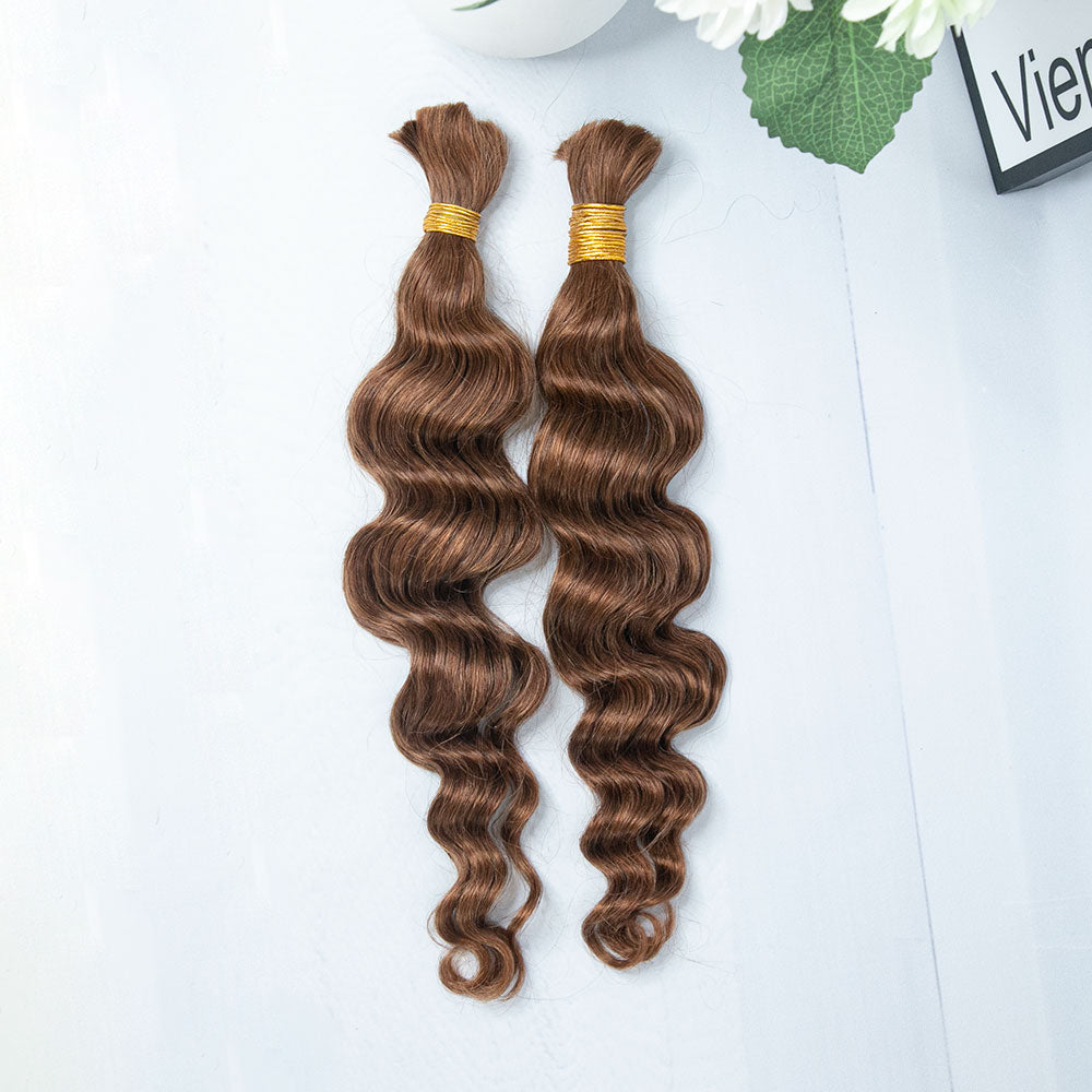 Bulk Human Hair For Braiding #30 Loose Wave