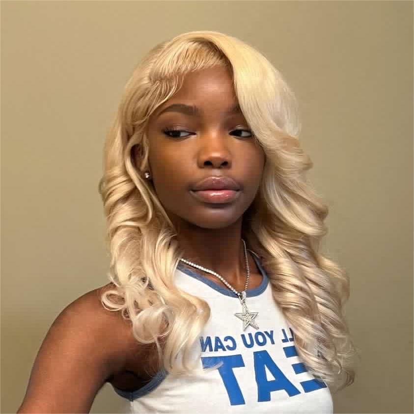 #613 Blonde Body Wave 360 Transparent Lace Front Wigs